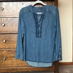 Eddie Bauer denim long sleeve